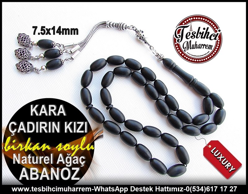 Abanoz Ağacı TesbihlerTM10969Usta İşi Gümüş Tasarım Kadifemsi Doğal Abanoz Ağacı Tesbih Kara Çadırın KızıUsta İşi Gümüş Tasarım Kadifemsi Doğal Abanoz Ağacı Tesbih Kara Çadırın Kızı