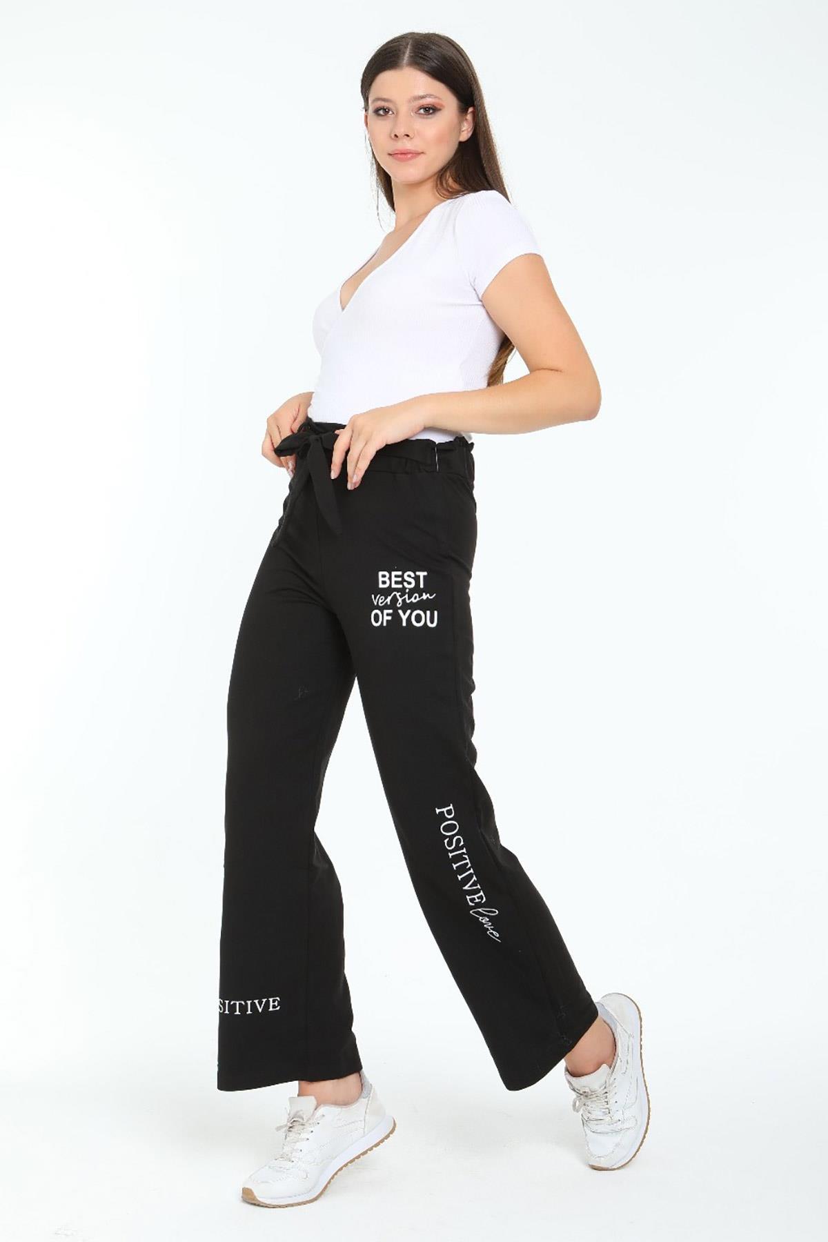 Cara Beli Büzgülü Bol Paça Eşofman Altı