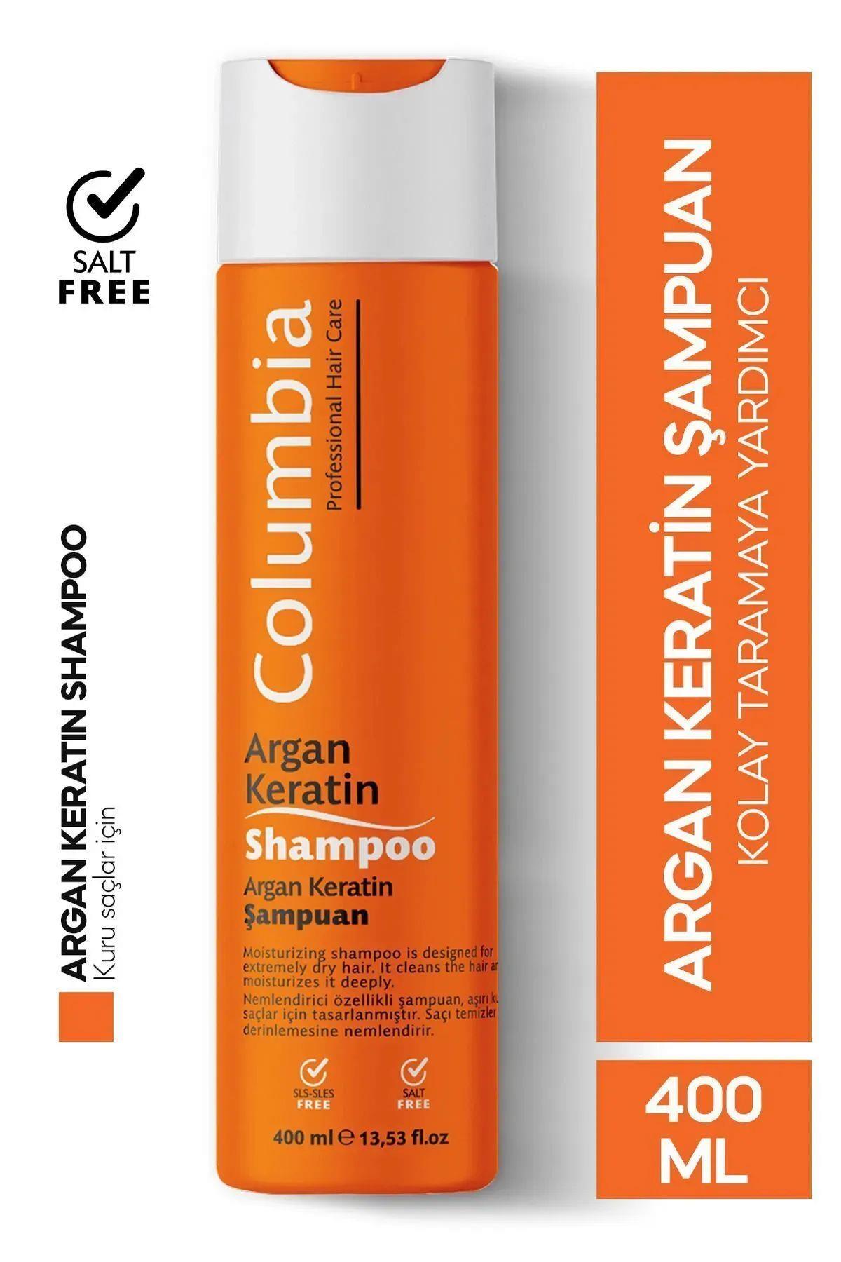 Columbia Argan & Keratin Kolay Taramaya Yardımcı Şampuan 400 ml