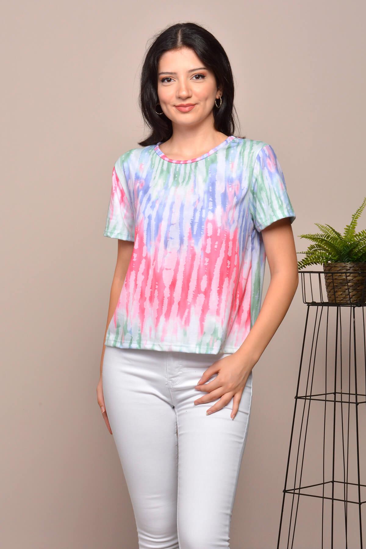 Degrade Renkli T-Shirt