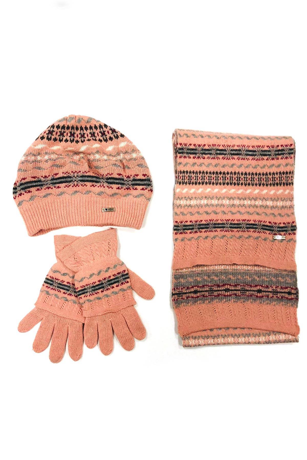 Farah Kadın Atkı Bere Eldiven Takımı