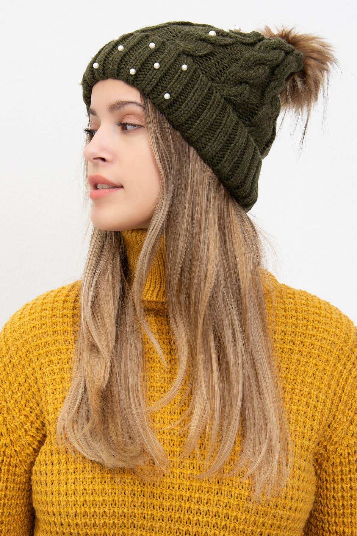 İncili Kadın Bere Haki