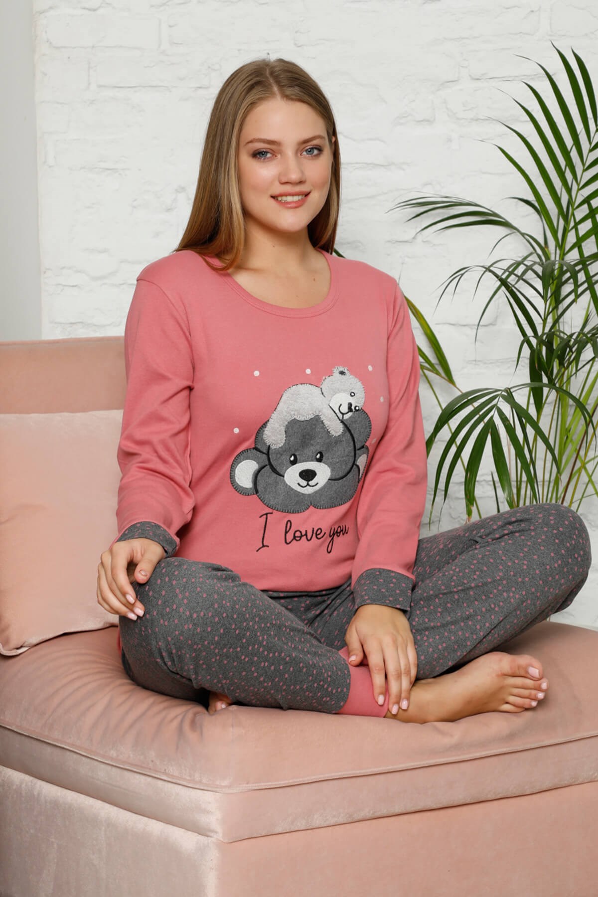Kışlık Uzun Kol Pijama Takım