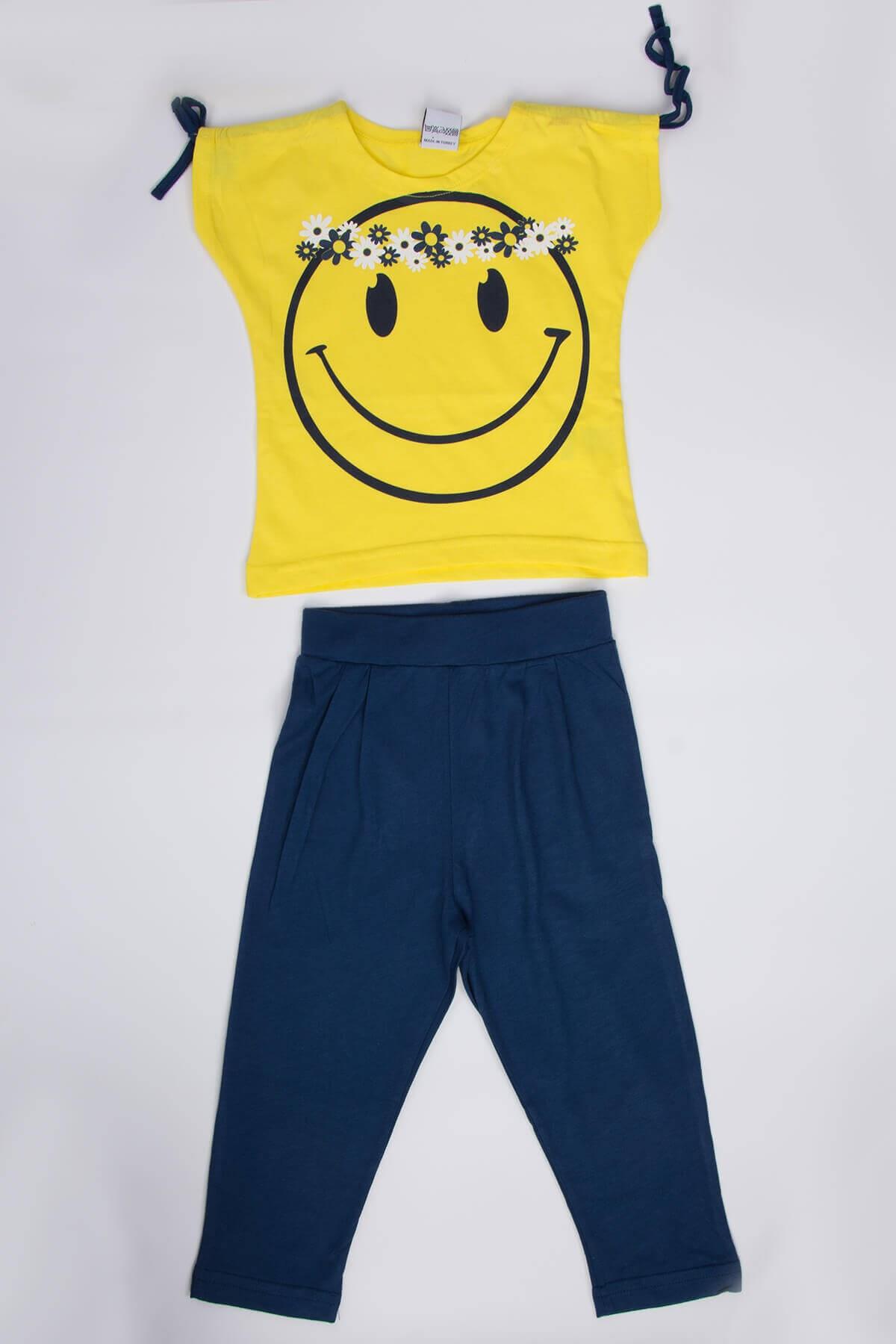 Kız Çocuk Pijama Takım Sarı