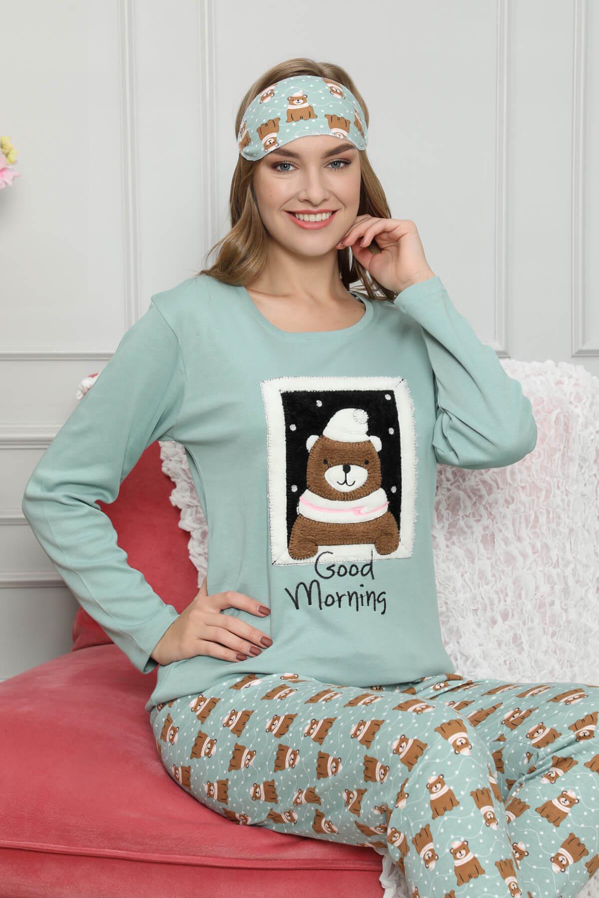 Penye Good Morning Kadın Pijama Takımı