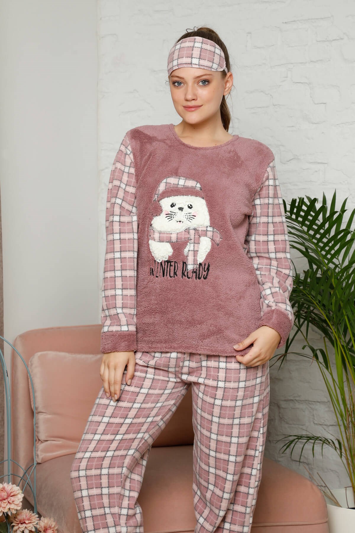 Polar Pijama Takımı Gül