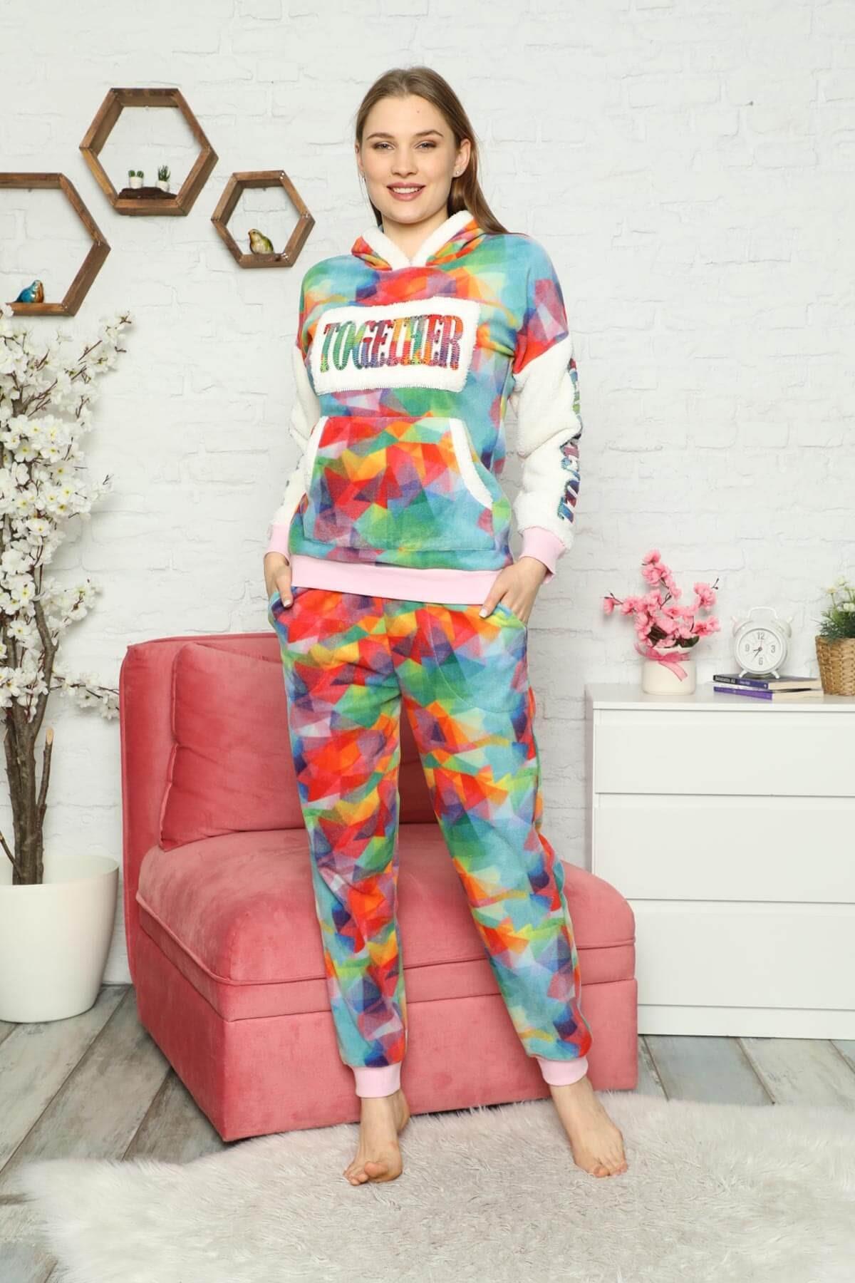 Together Polar Kışlık Kadın Pijama Takımı