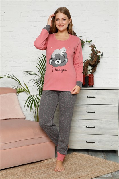 Kışlık Uzun Kol Pijama Takım