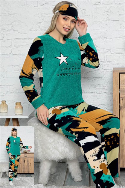 Polar Pijama Takımı Yeşil