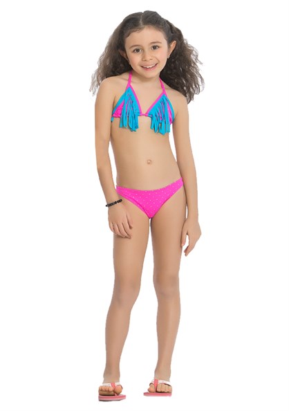 Üçgen Çocuk Bikini | Mossta