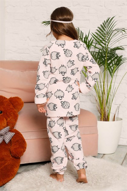Welsoft Kışlık Kız Çocuk Pijama Takımı