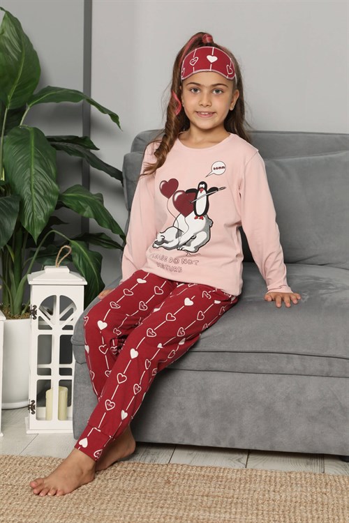 Uzun Kol Çocuk Pijama Takımı