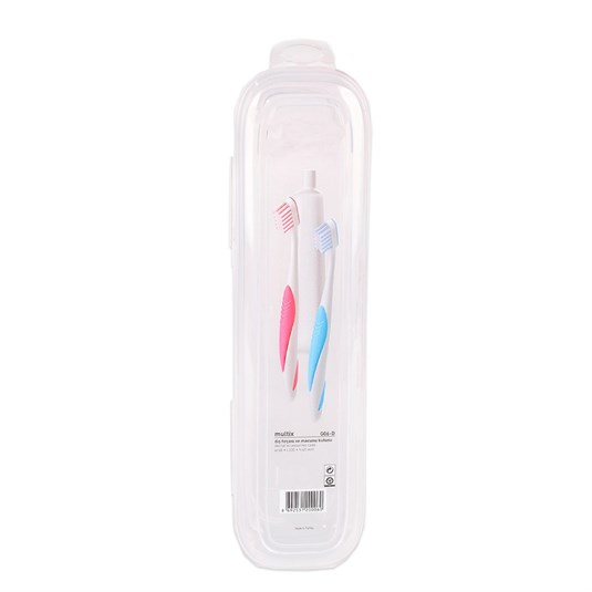 Diş Fırçası Macun Kutusu, Plastik Saklama Kutusu Multix G06-D