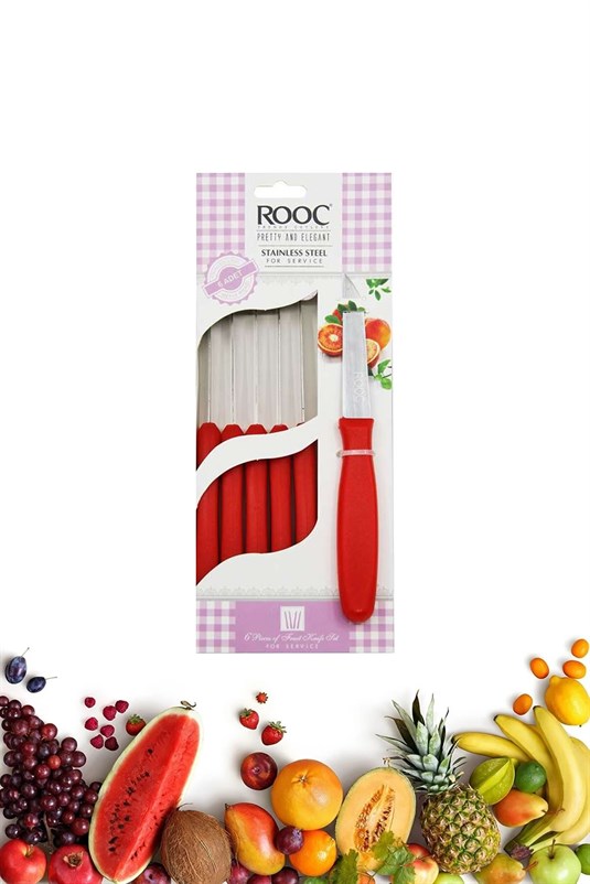 Rooc 6'lı Meyve Bıçağı Seti, Meyve Bıçağı