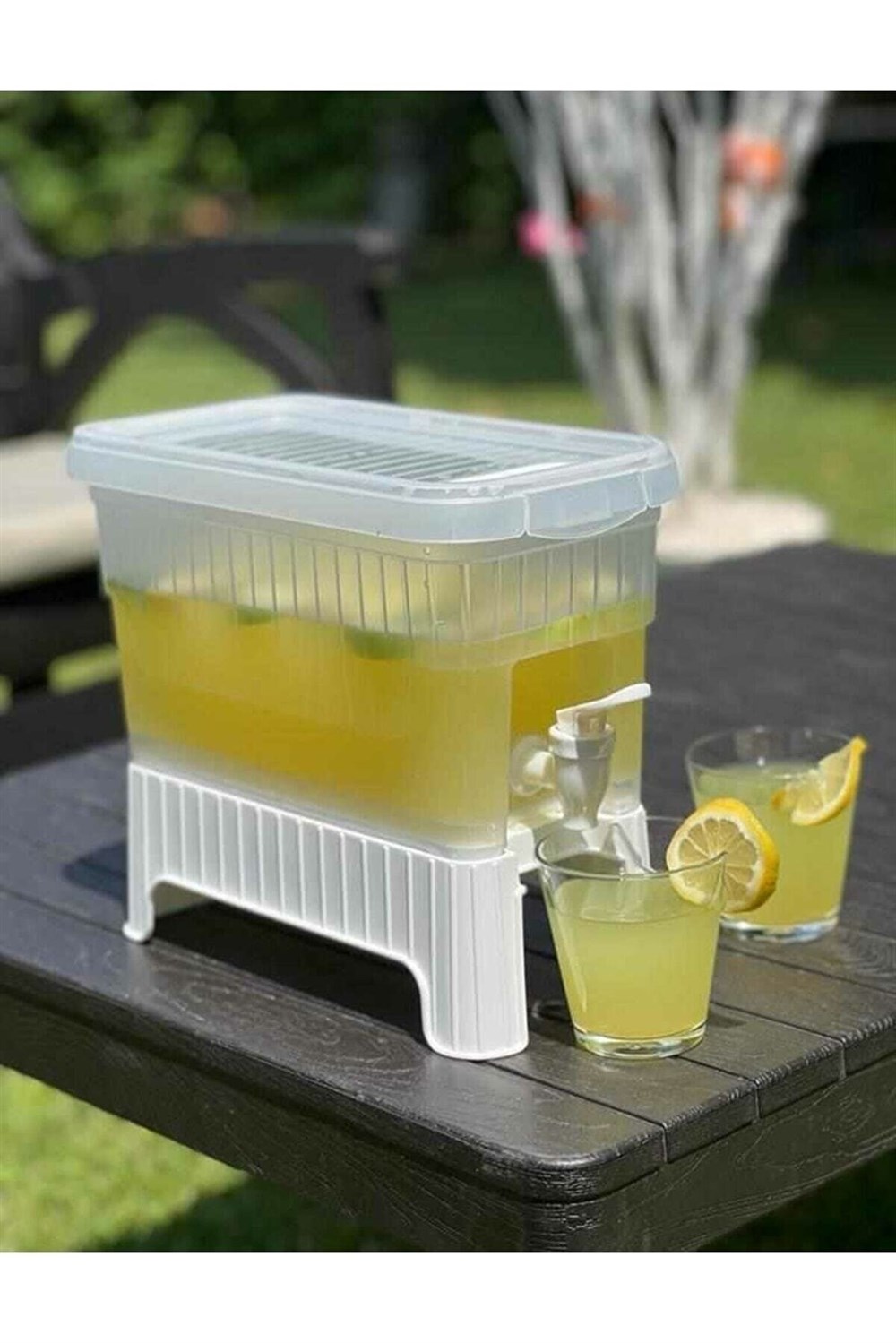 Musluklu Ve Ayaklı Buzdolabı Sebili Seyyar Su Sebili, Limonata Sebili 4  Litre