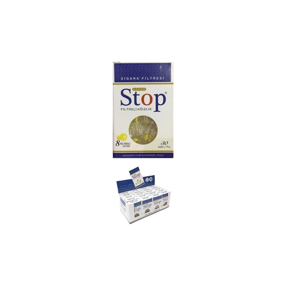 Stop Filtreli Ağızlık Sigara Filtresi 30' Lu - 20 Paket