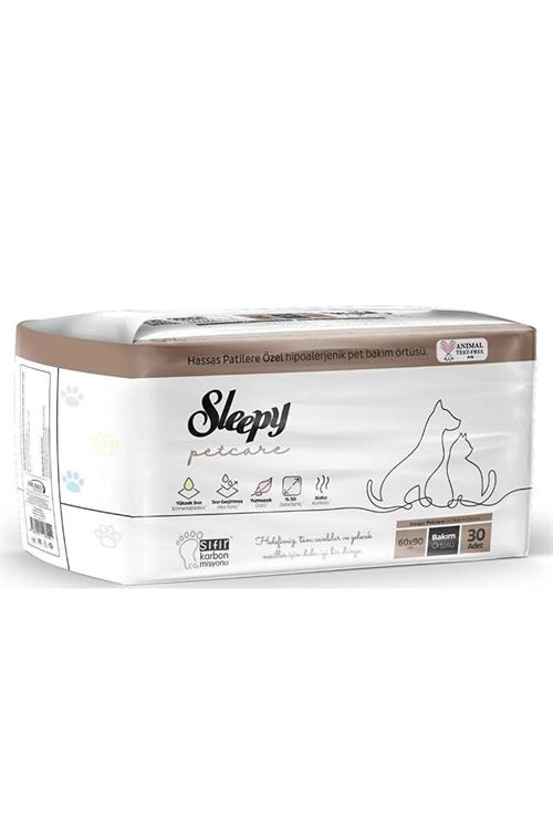 Sleepy Petcare Pet Bakım Örtüsü 60x90 Cm 30 Adet
