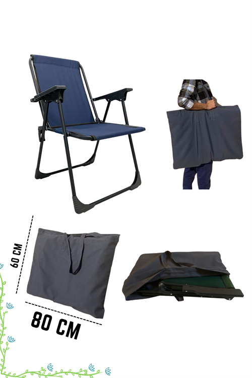 Taşıma Çantalı Kamp Sandalyesi, Katlanır Koltuk