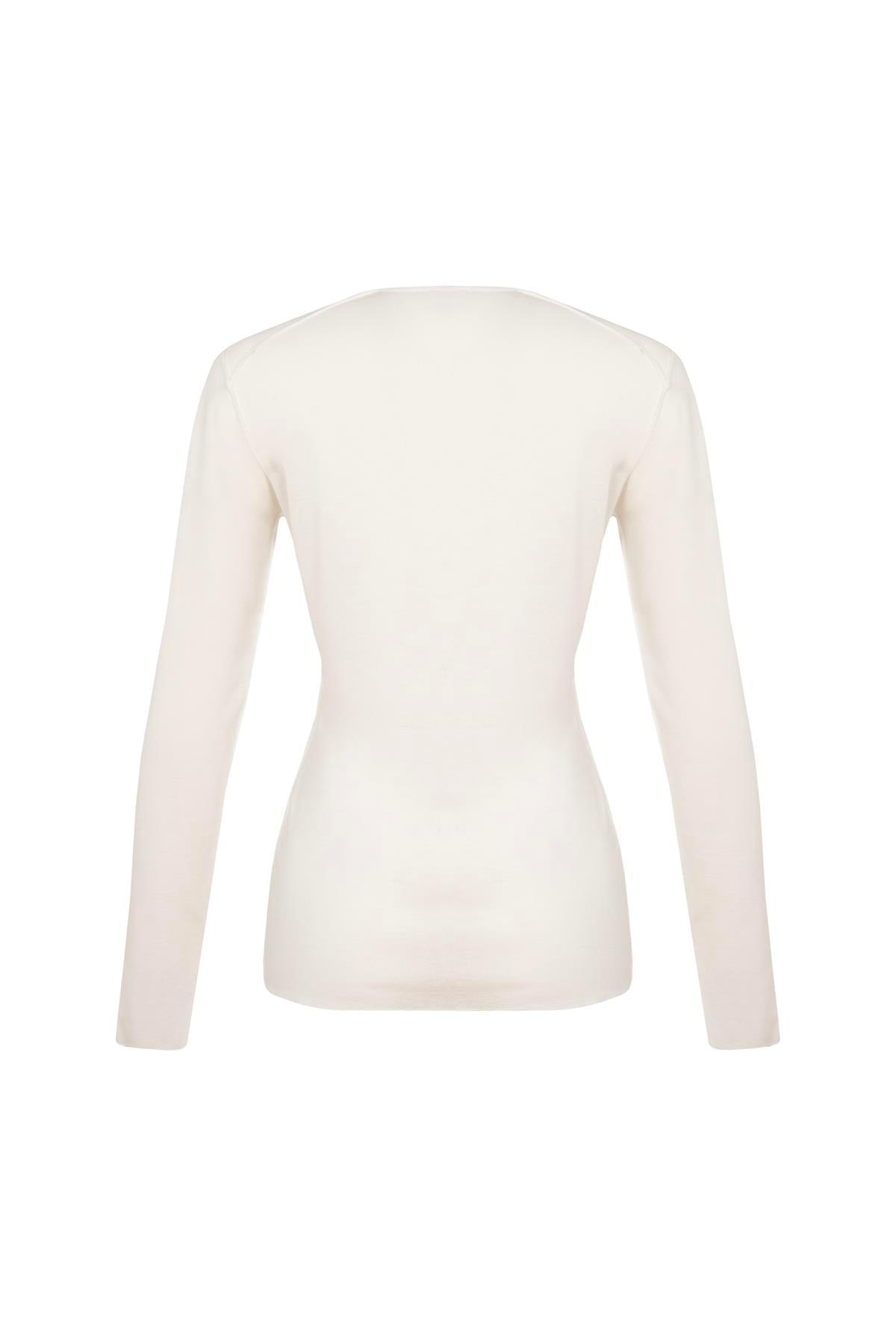 Long Sleeve Top Ecru