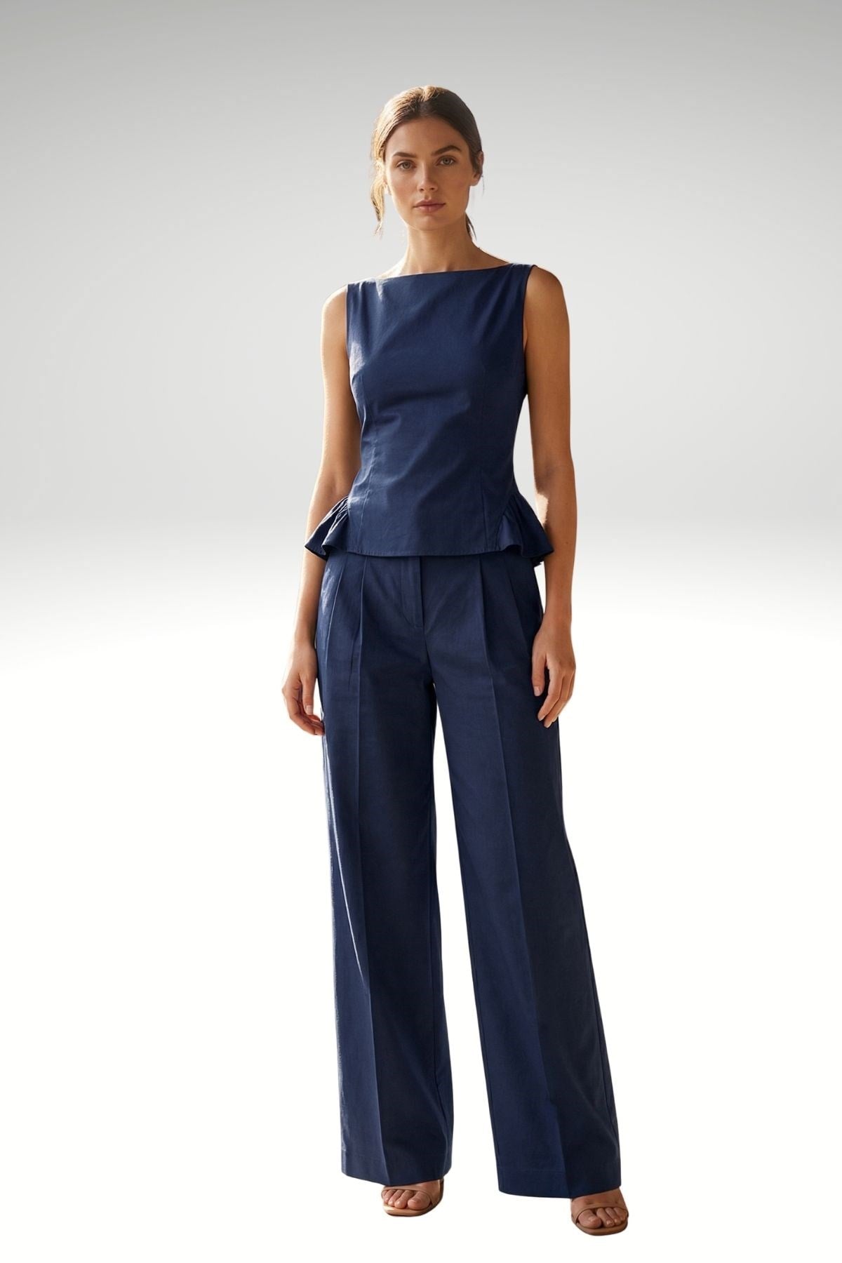 DETAYLI PANTOLON LACİVERT