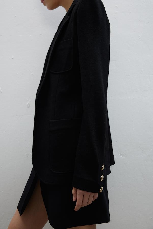 KNİTTED JACKET Black