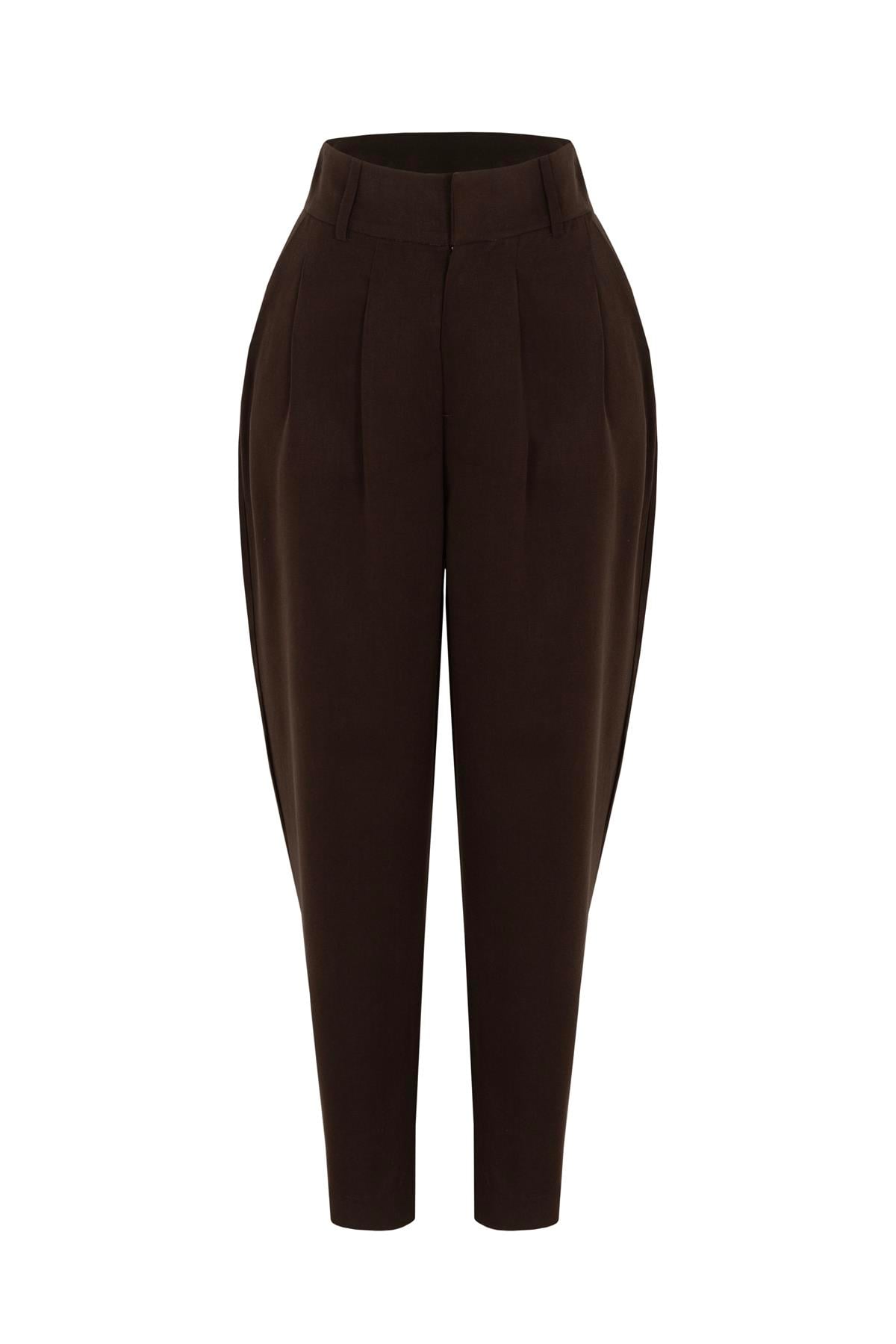 Classic High-Rise Pants Black