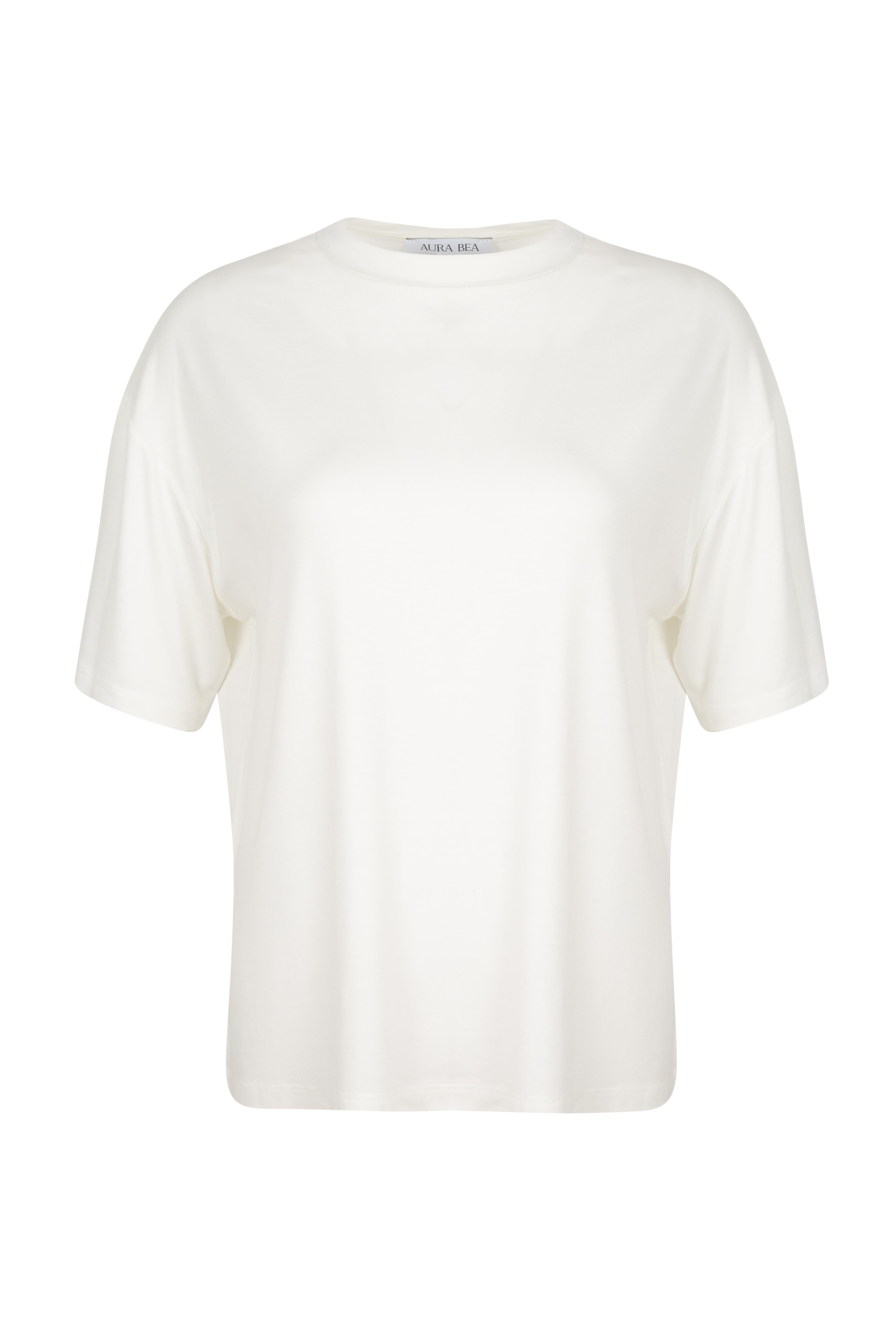 OVERSIZE BASIC TSHIRT BEYAZ