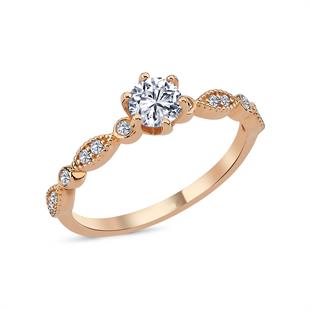 PIRLANTA FANTAZİ TEKTAŞ YÜZÜK 0.55 CT