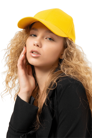 Kadın Sarı Spor Şapka