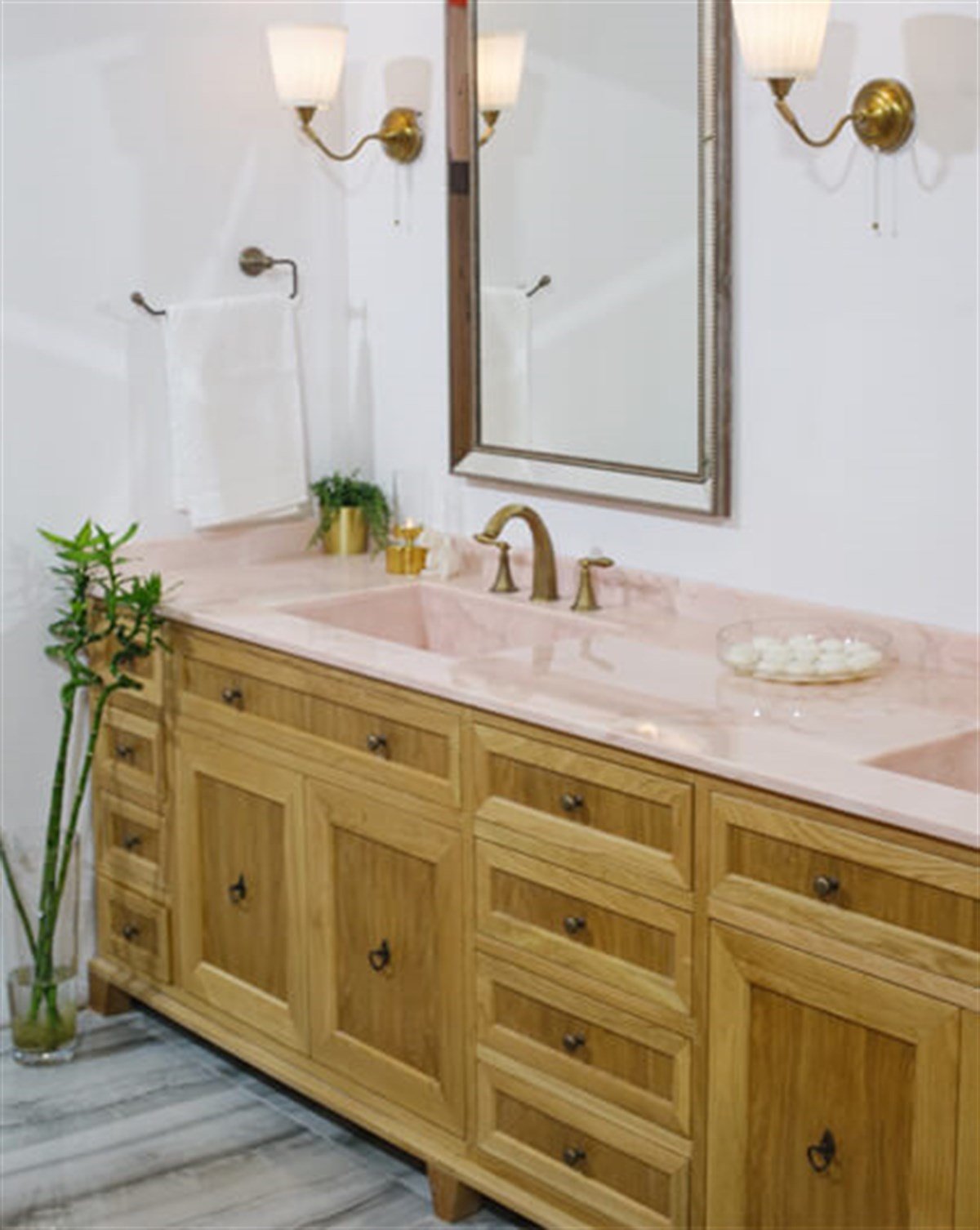 Ahşap PanellerDoğal Ahşap Meşe Panel Finger 122X350CM