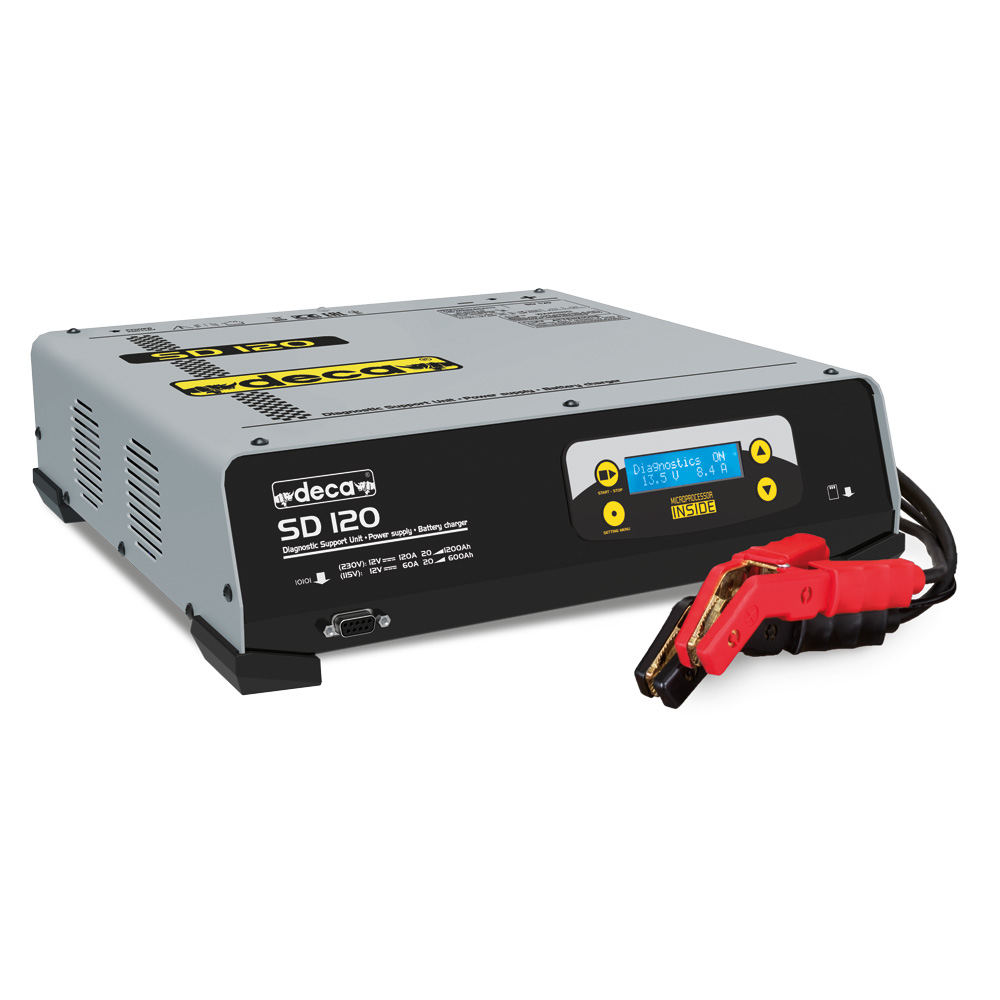 Akü Şarj/Takviye CihazlarıDeca SD 120 Inverter Akü Dengeleyici/Şarj WET/AGM/GEL/LiFePO4 1200Ah