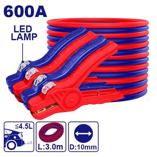 Akü Şarj/Takviye CihazlarıEmtop Akü Takviye Kablosu 3 MT 600 AMP