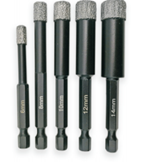 Beton/Seramik DelmePanc Elmas Delici Set Kuru Granit-Seramik-Mermer 5/6/8/10/12MM Set