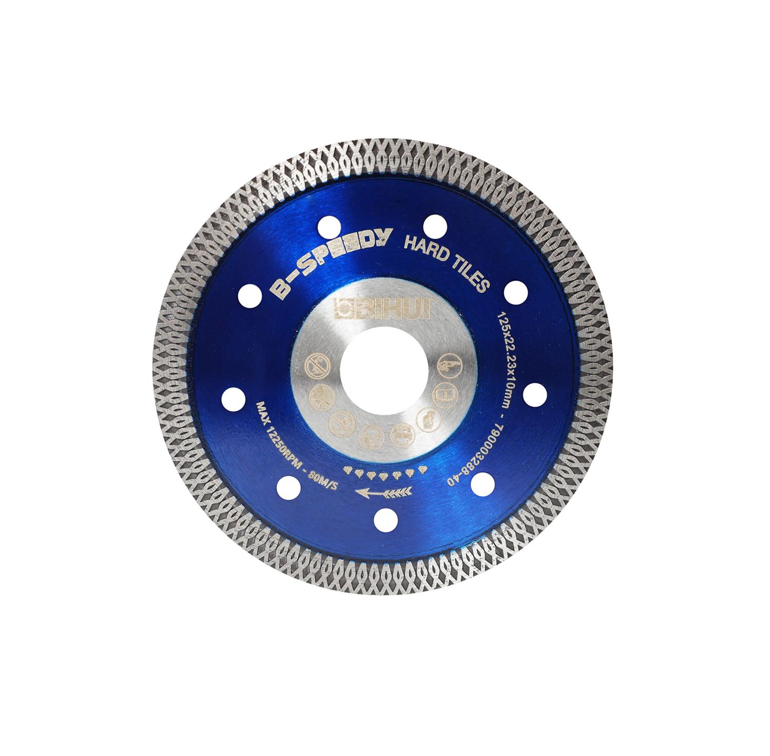 Beton/Seramik KesmeBihui Bıçak Seramik Elmas Sert Malzeme Turbo 115MM(Kuru)