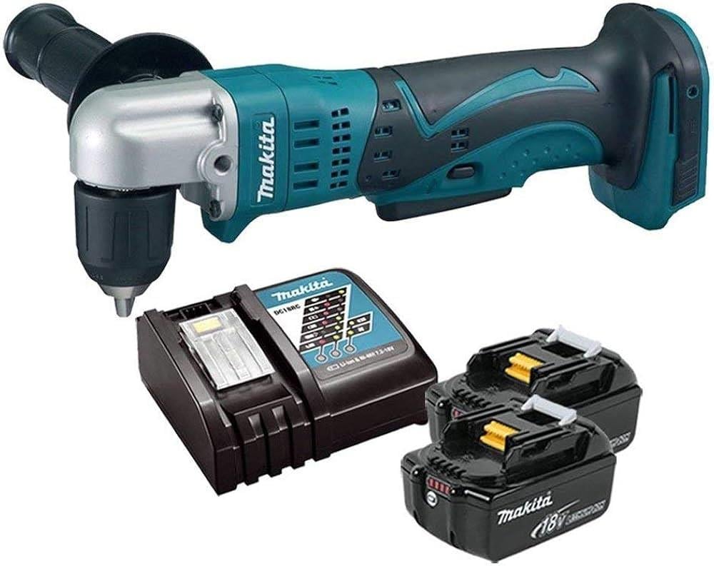 Darbesiz MatkapMakita Matkap Açılı (2x3Ah Akü+Şarjer) 0-1800RPM 10MM 18V