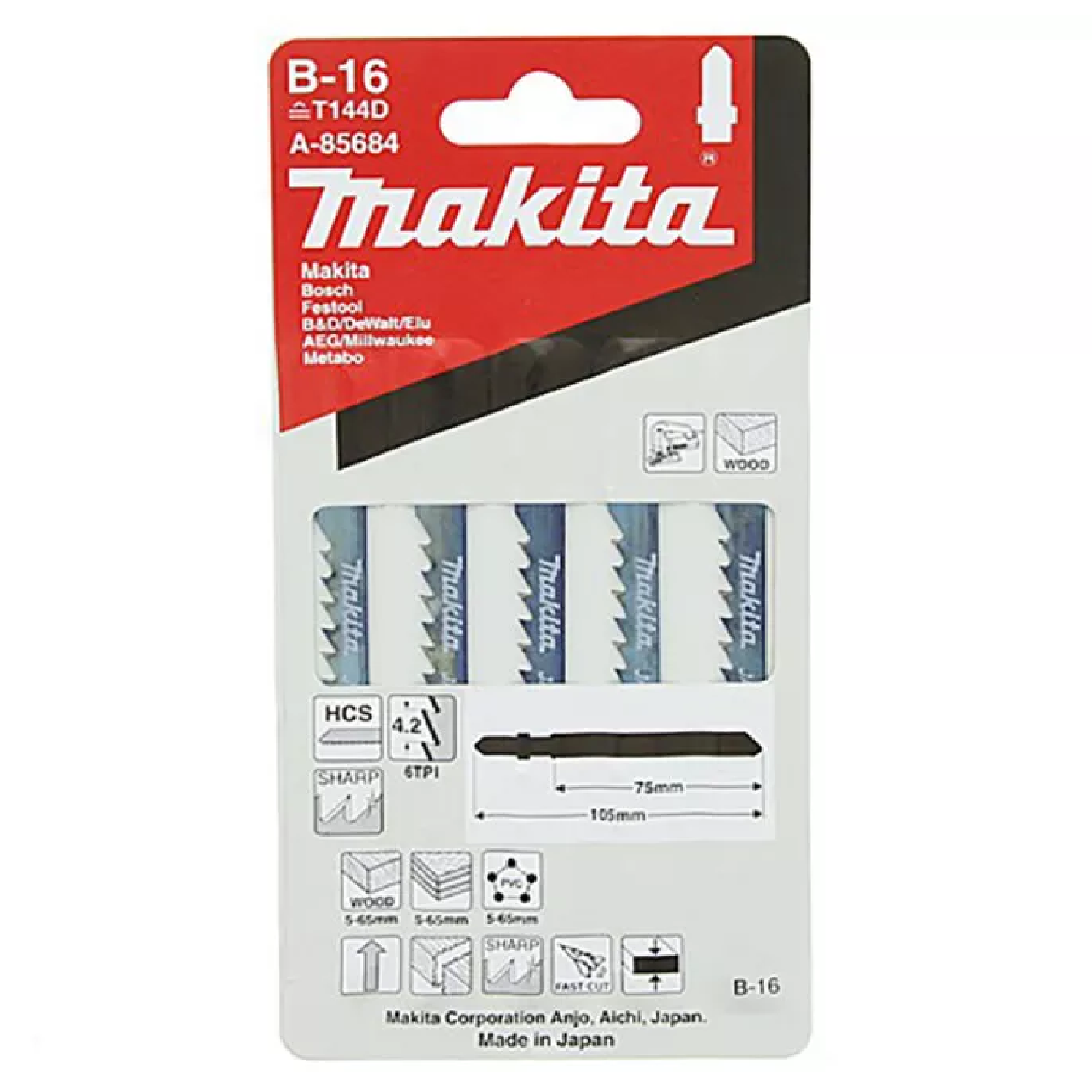 Dekupaj AksesuarlarıMakita Bıçak Damak Dekopaj B16 (5)