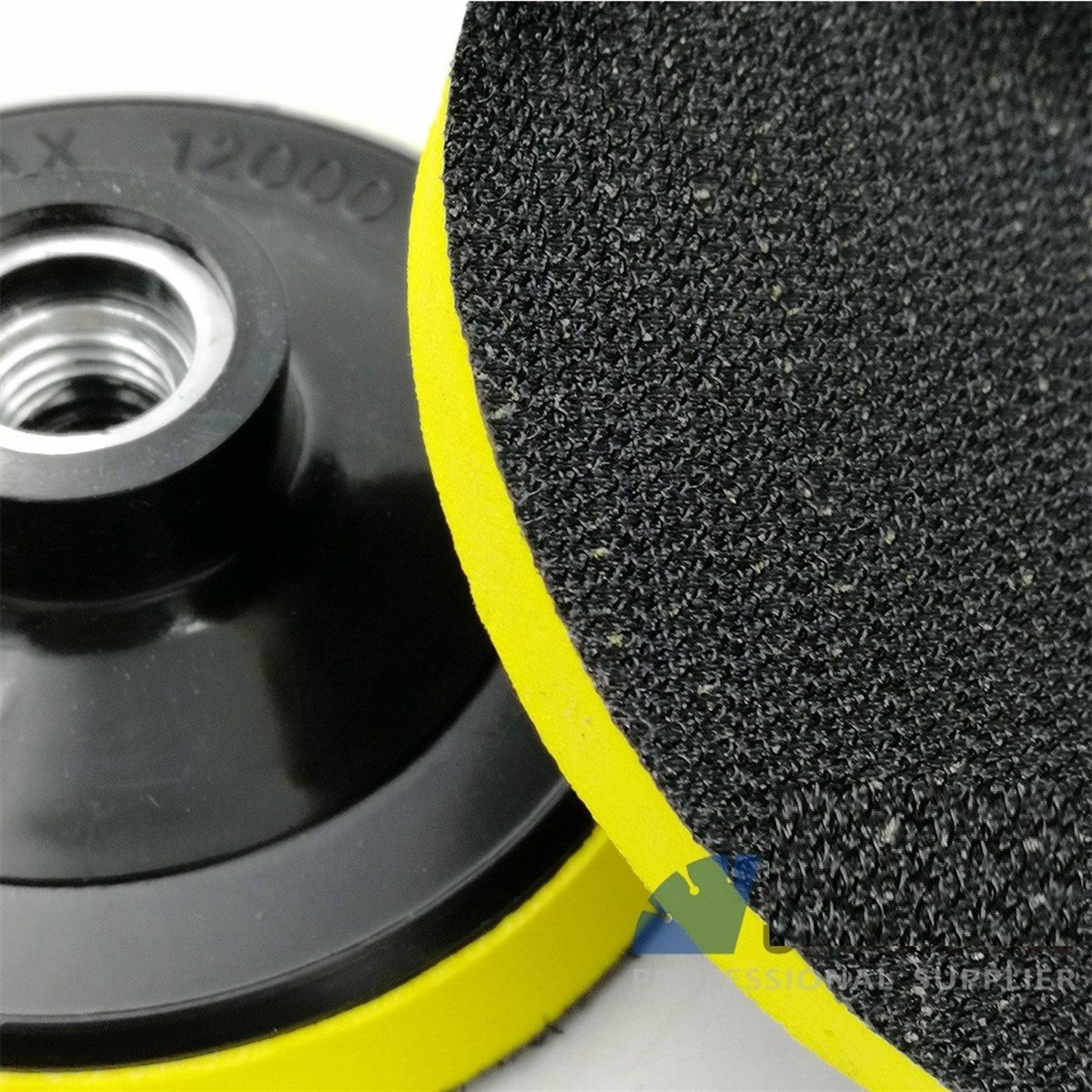 Disk ZımparaMax-DIA Disk Köpük Sarı Spirale Giren 100MM M14 Max 12000 Rpm