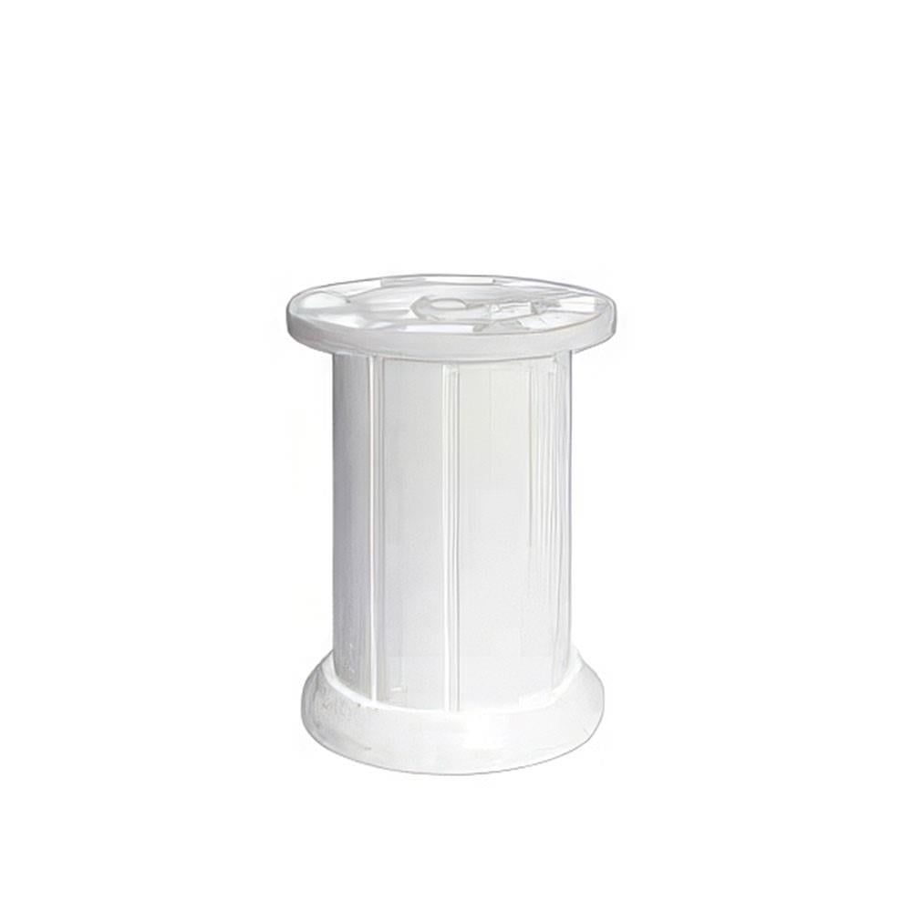 Dolap AksamlarıPlastik Yuvarlak Ayak Dişli Sur 50MM Beyaz