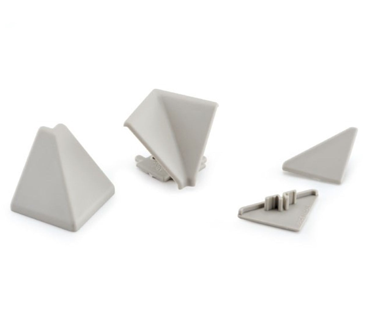 Dolap AksamlarıSuluk Üçgen Aksesuar Seti (Dış Köşe+İç Köşe+Kapaklar)