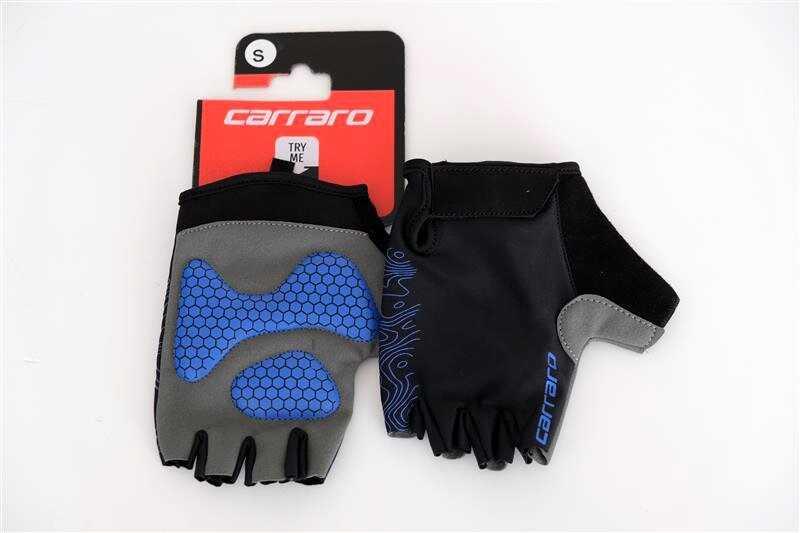 EldivenCarraro Kısa Parmak Eldiven Mavi Cr-23012