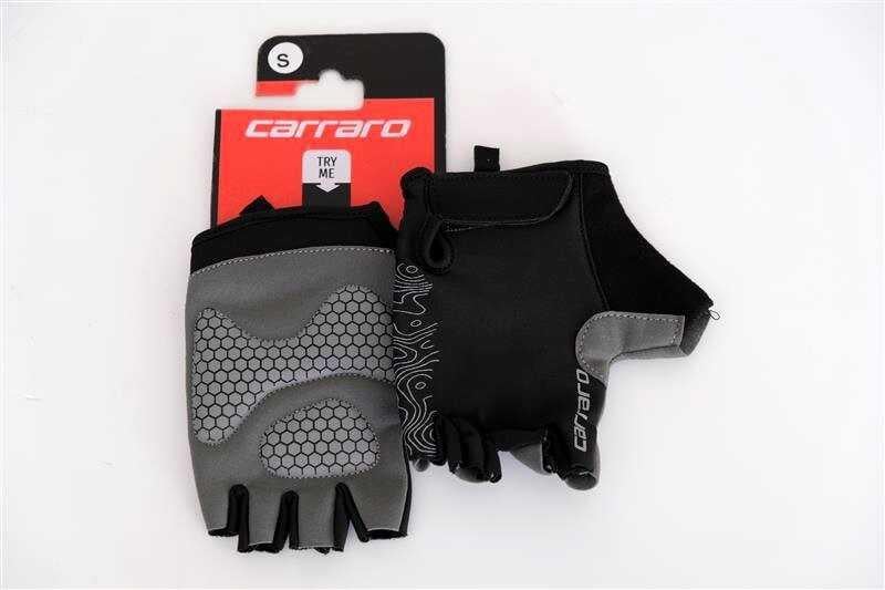 EldivenCarraro Kısa Parmak Eldiven Siyah Cr-23011