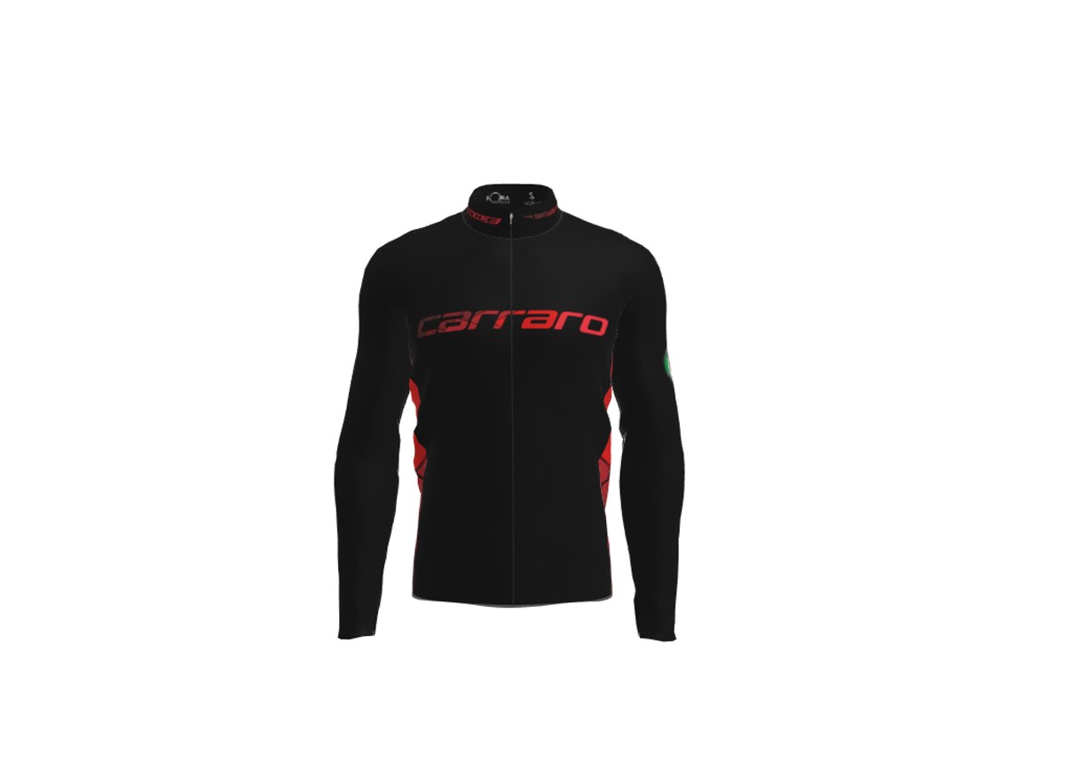 FormaCarraro Forma Uzun Kol Carraro Siyah/Kırmızı