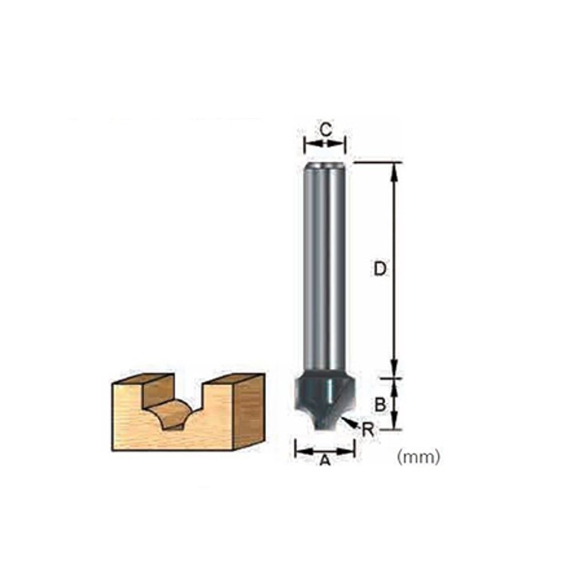 Freze UcuMakita Uç Freze Beading Bit 209621