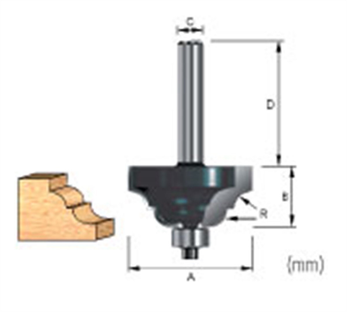 Freze UcuMakita Uç Freze Clas.Romanogeebit312811