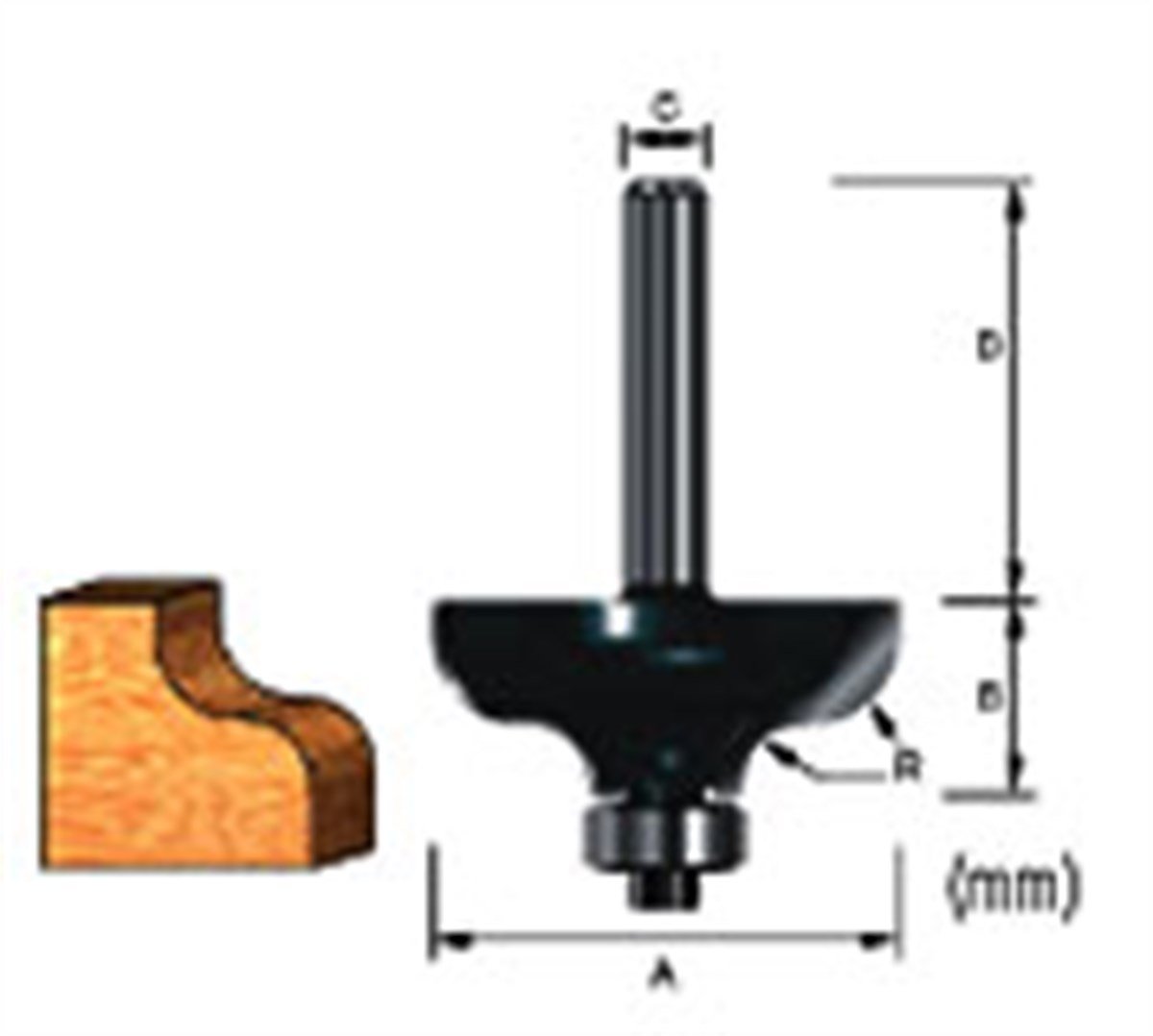 Freze UcuMakita Uç Freze Ogee Bit 309811
