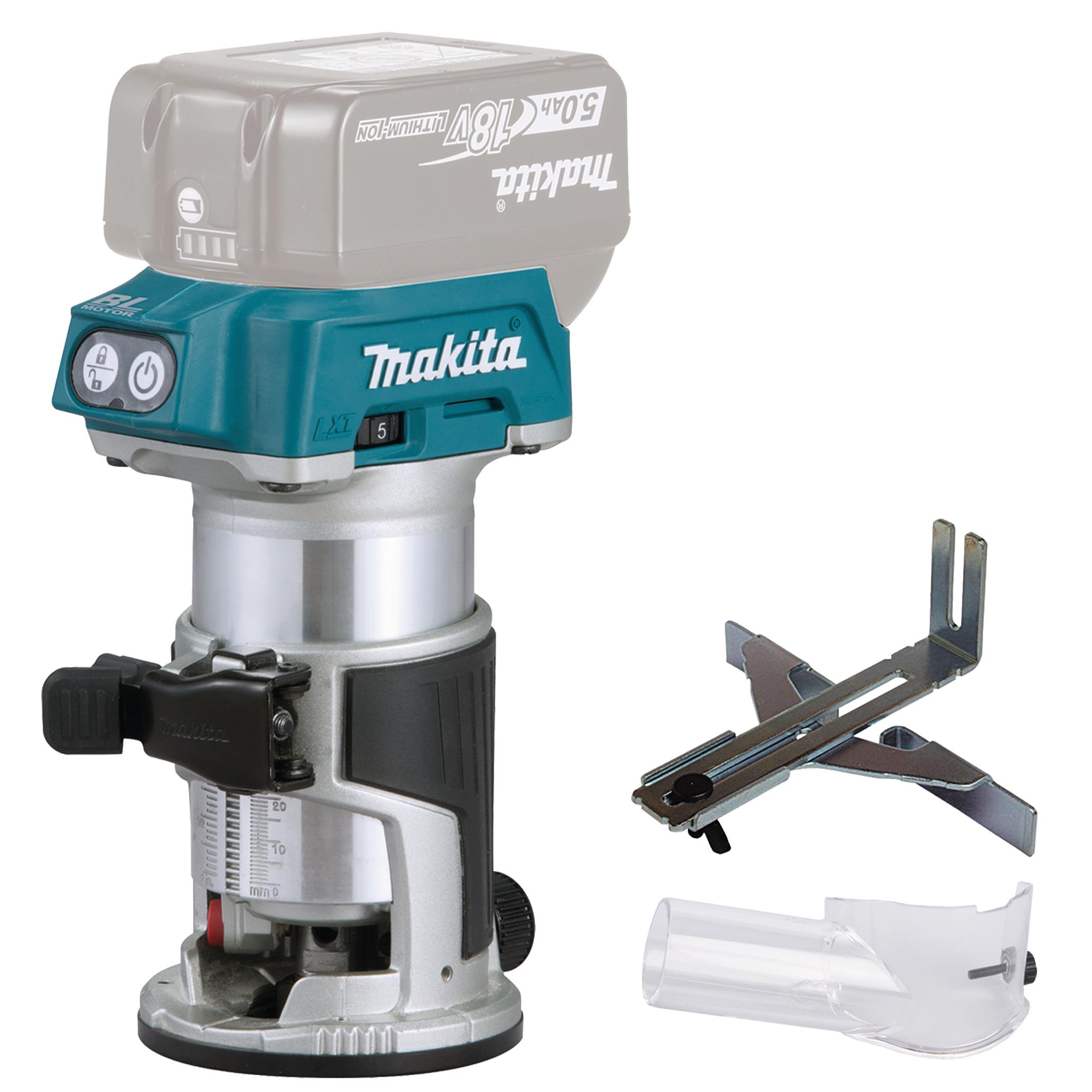 FrezelerMakita Akülü Freze 6/8MM (BL) 18V