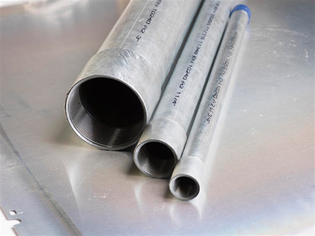 Galvaniz BoruErbosan Galvaniz Kontrüksiyon Boru Dişli Manşonlu 6MT