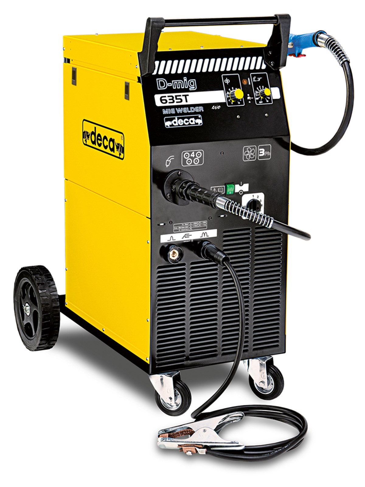 Gazaltı (MIG/MAG)Deca D-Mig 635T Gazalti (MIG/MAG) Kaynak Torçli 3Faz