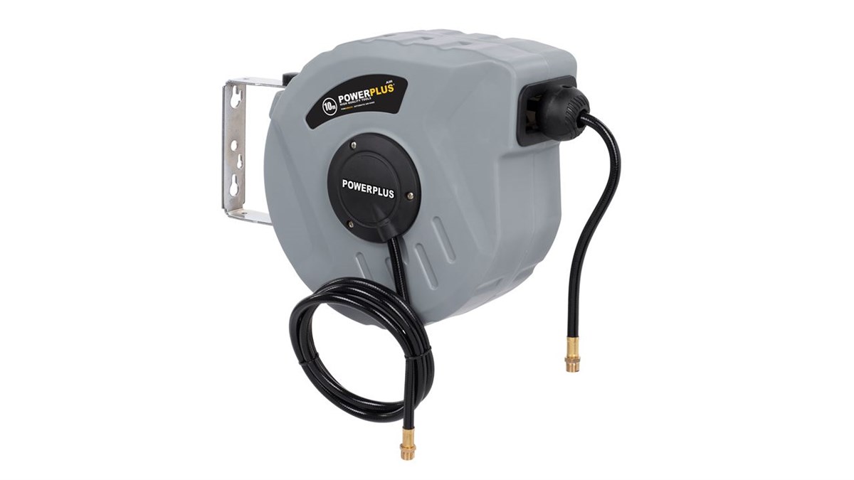 Hava HortumuPowerplus Hava Hortumu Otomatik Makaralı 10M