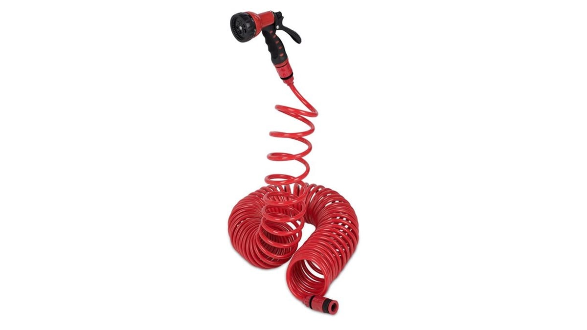 HortumKreator Bahçe Sulama Hortumu Spiral 15M Set
